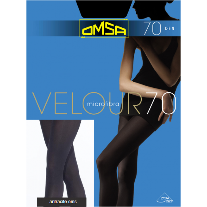 Omsa Колготки Velour 70 Antracite 2