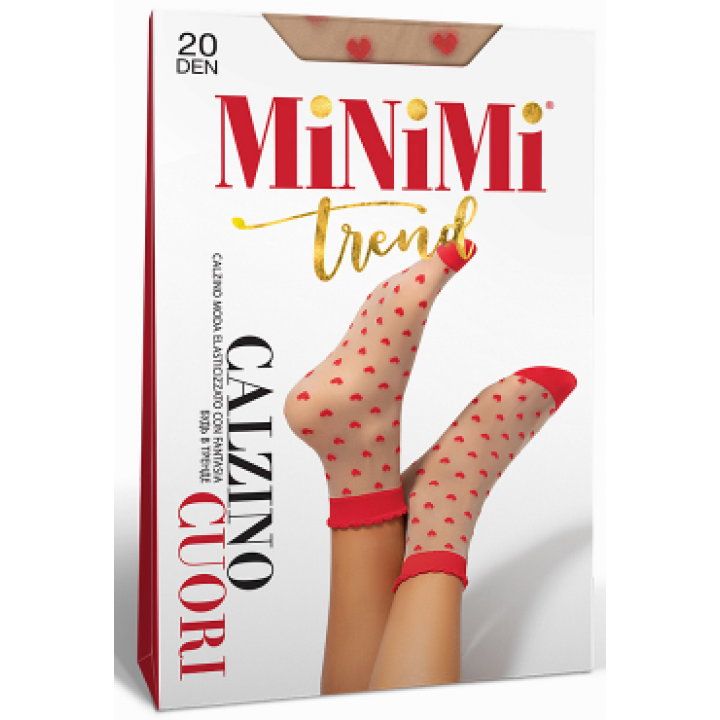 Minimi CUORI 20 (носки) Caramello/Rosso 0 (UNI)