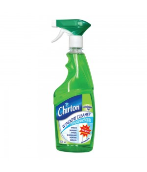 CHIRTON Чистящее средство (жидкость) для мытья стёкол Чиртон "Альпийский Луг" с распылителем 750мл.