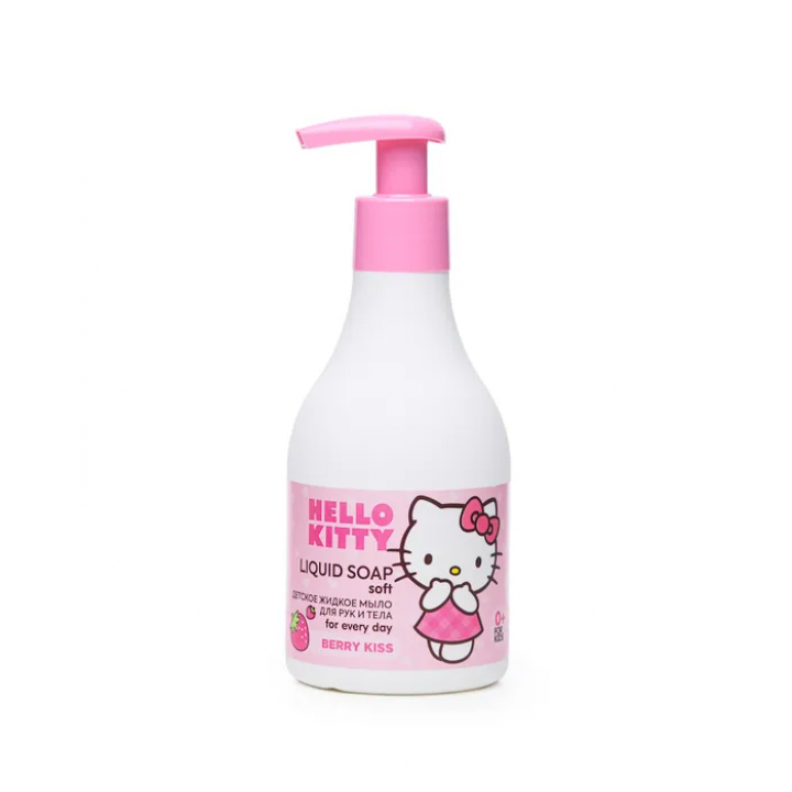 Понти Парфюм Hello Kitty LIQUID SOAP SOFT детское жидкое мыло для рук и тела for every day Berry Kiss