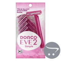 Dorco Одноразовая бритва с двумя лезвиями 5 шт