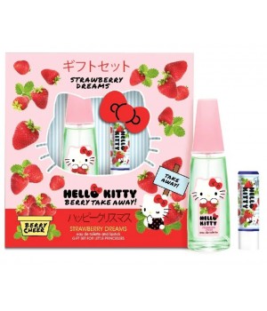 03846 Понти Парфюм GIFT SET FOR LITTLE PRINCESSES eau de toilette and lipstick "Strawberry dreams"