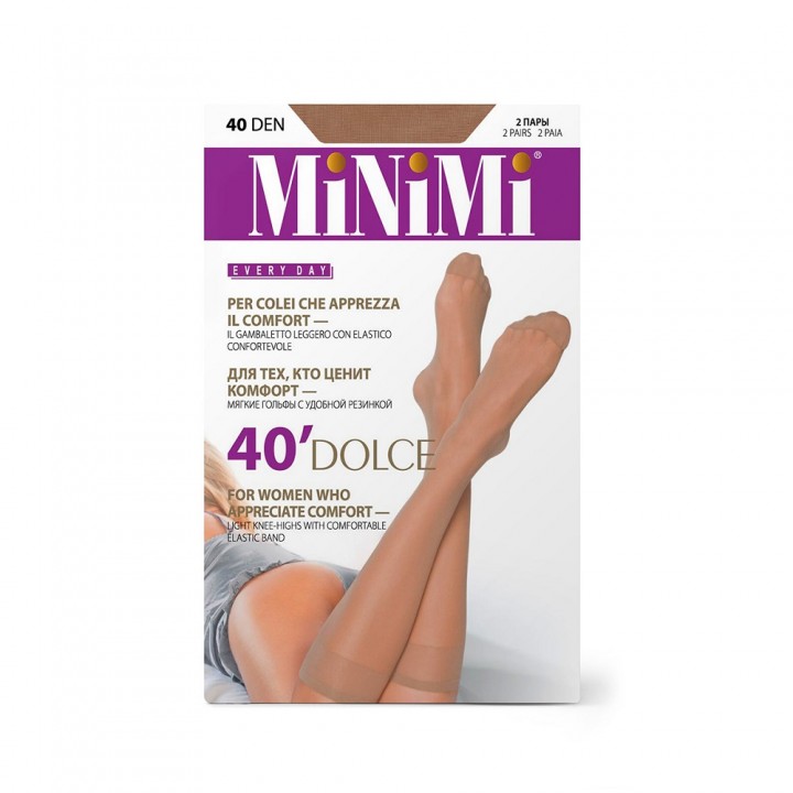 Minimi Гольфы DOLCE 40 (2 пары) Nero 0