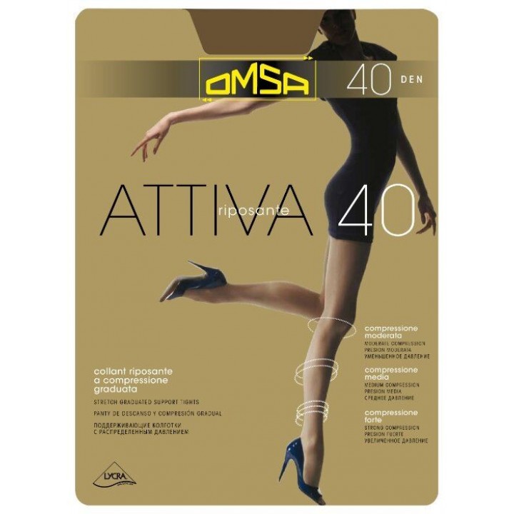 11080 Omsa Колготки Attiva 40 Visone 2