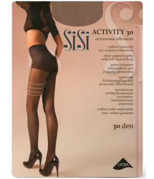 SiSi Колготки жен.Activity 30 Moka 4