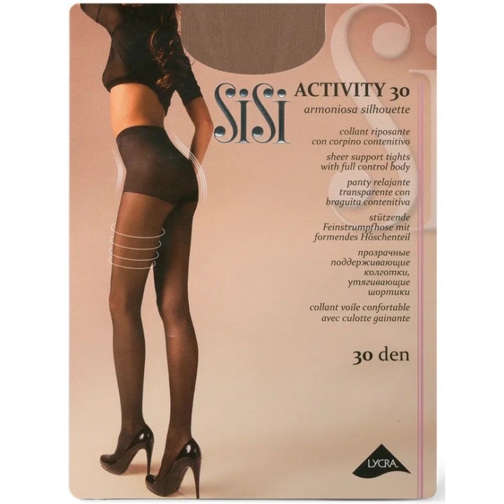 SiSi Колготки жен.Activity 30 Moka 4