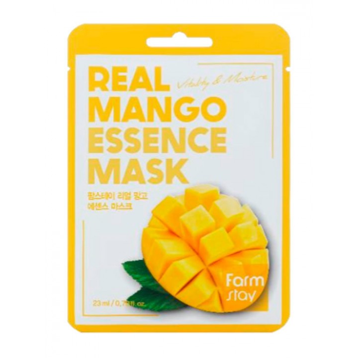 Farmstay Тканевая маска REAL с экстрактом МАНГО Real Mango Essence Mask 23 мл