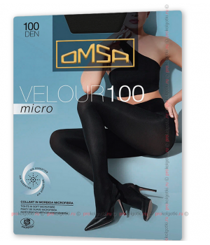 Omsa Колготки Velour Micro 100  Nero 2