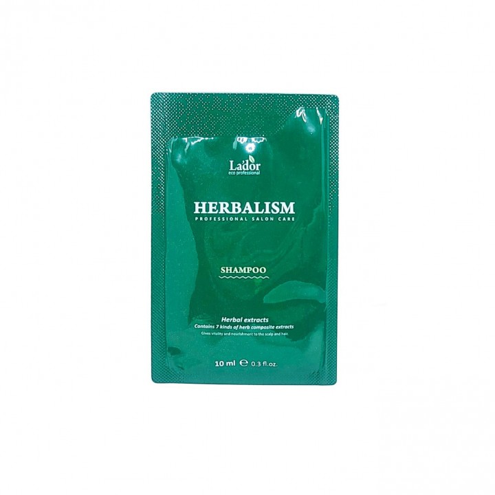 937110 La'dor HERBALISM Шампунь пробник HERBALISM SHAMPOO POUCH 10ML