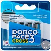 DORCO PACE 3  NEW (станок + 2 кассеты), система с 3 лезвиями, TRA4002