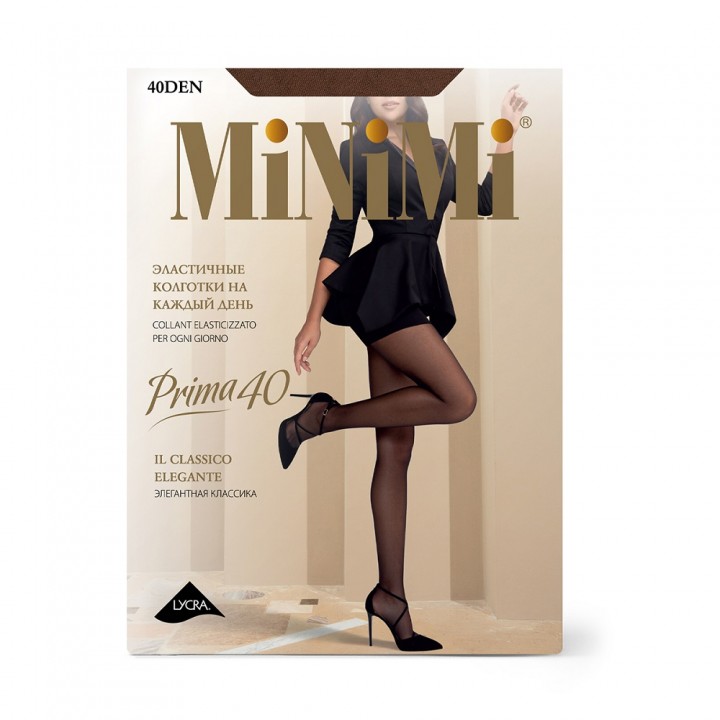 Minimi Колготки PRIMA 40 (шортики) Fumo 2