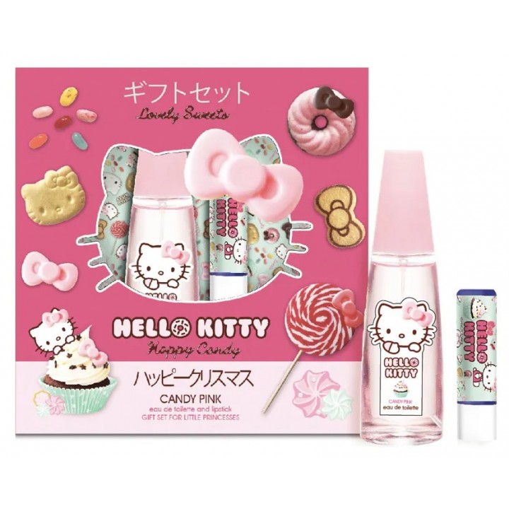 03860 Понти Парфюм GIFT SET FOR LITTLE PRINCESSES eau de toilette and lipstick "Candy pink"