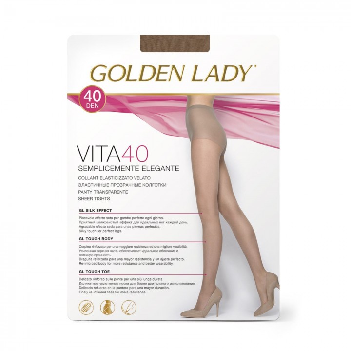 Golden Lady Колготки VITA 40 Melon 2